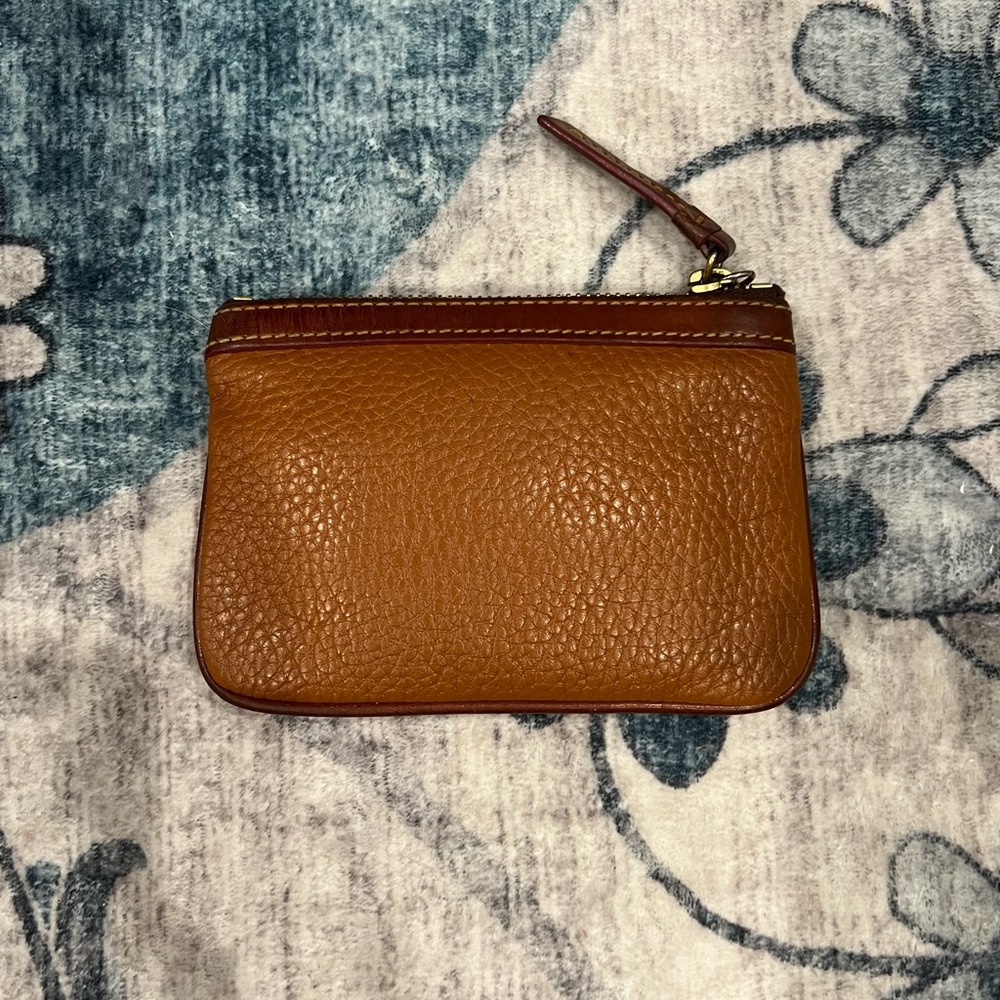 Dooney & Bourke Brown Leather Coin Purse - Picture 2 of 5